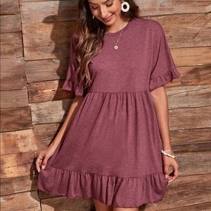 NWOT SHEIN Ruffle Dress - L